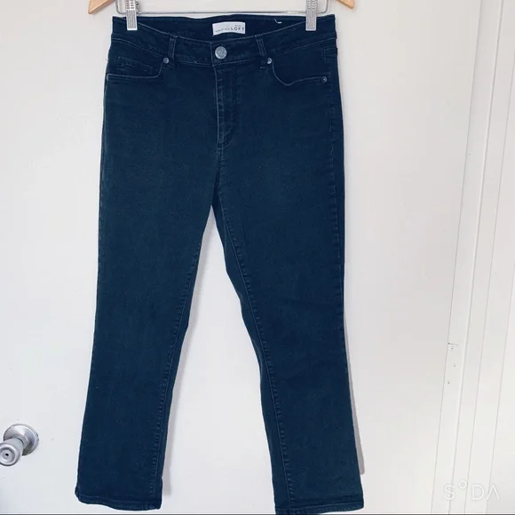 Loft by Ann Taylor ankle black jeans size 8 - Picture 1 of 5